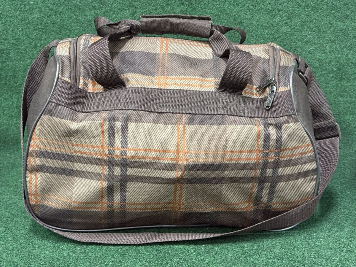 Adidas Vintage Y2k Adidas Plaid Duffle Bag Size ONE SIZE - 5 Thumbnail