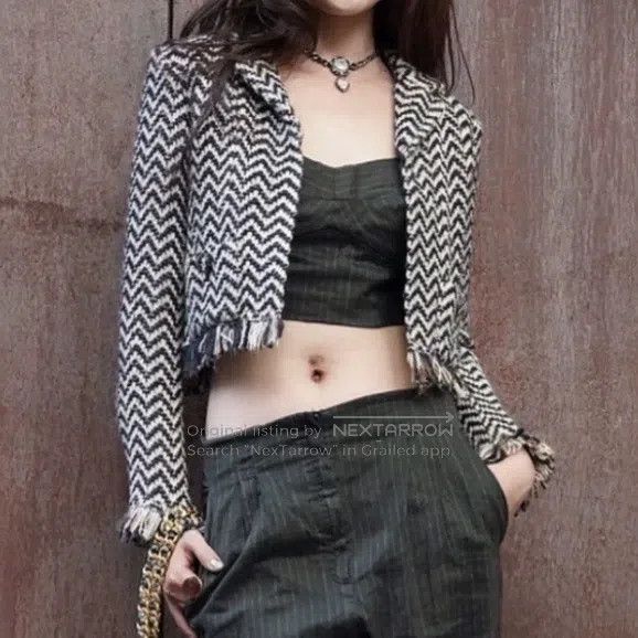 Chanel Chanel 19k wavy tassel knitted jacket Size XS / US 0-2 / IT 36-38 - 1 Thumbnail