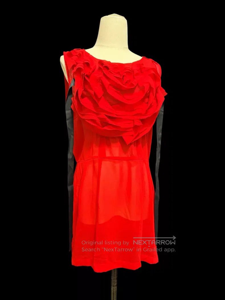 Comme des Garcons Comme des Garcons Size F Rosa Blouse Red Size S / US 4 / IT 40 - 1 Thumbnail
