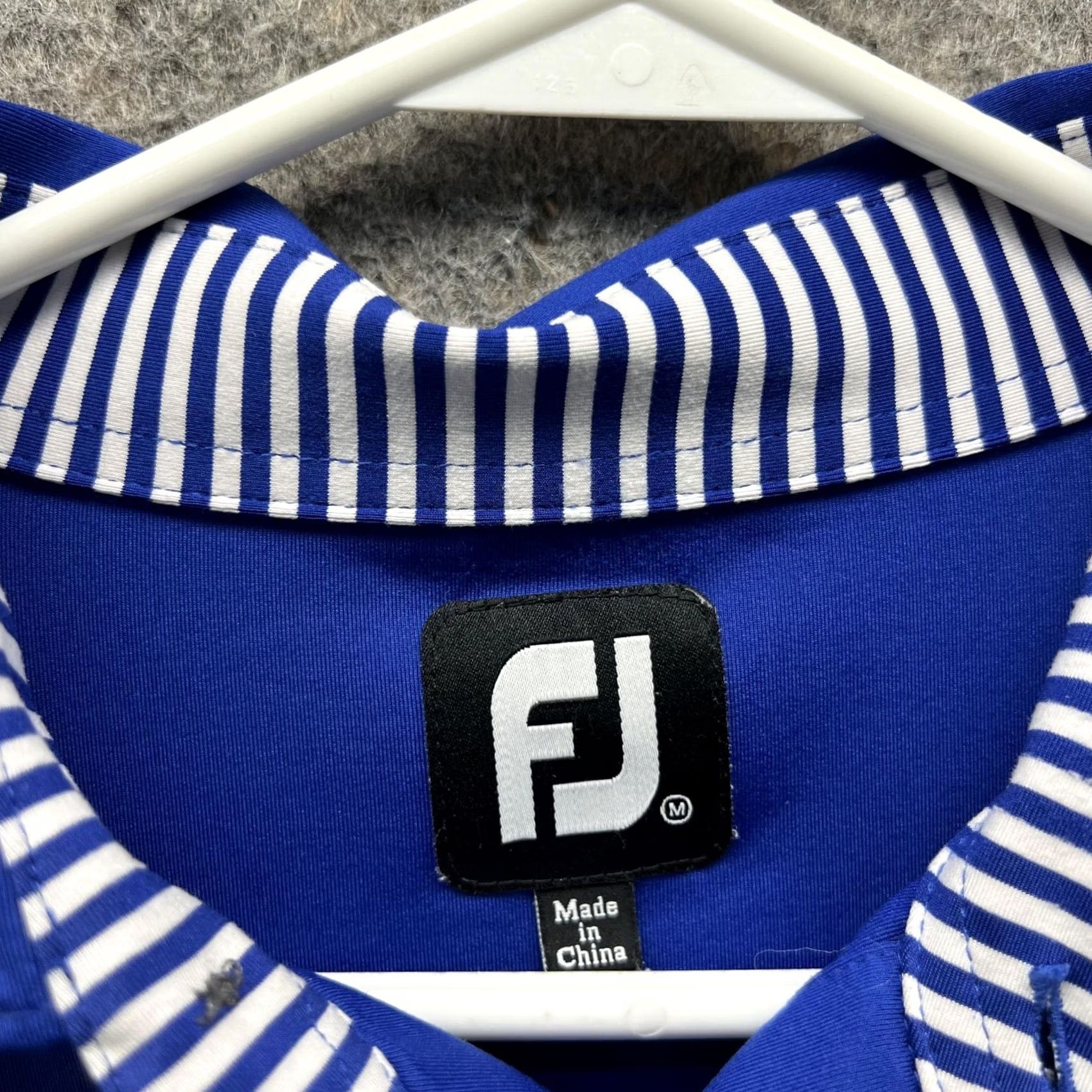 Footjoy VINTAGE FootJoy Polo Shirt Men Medium Royal Blue River Hills Country Club Preppy Golf Size US M / EU 48-50 / 2 - 5 Thumbnail