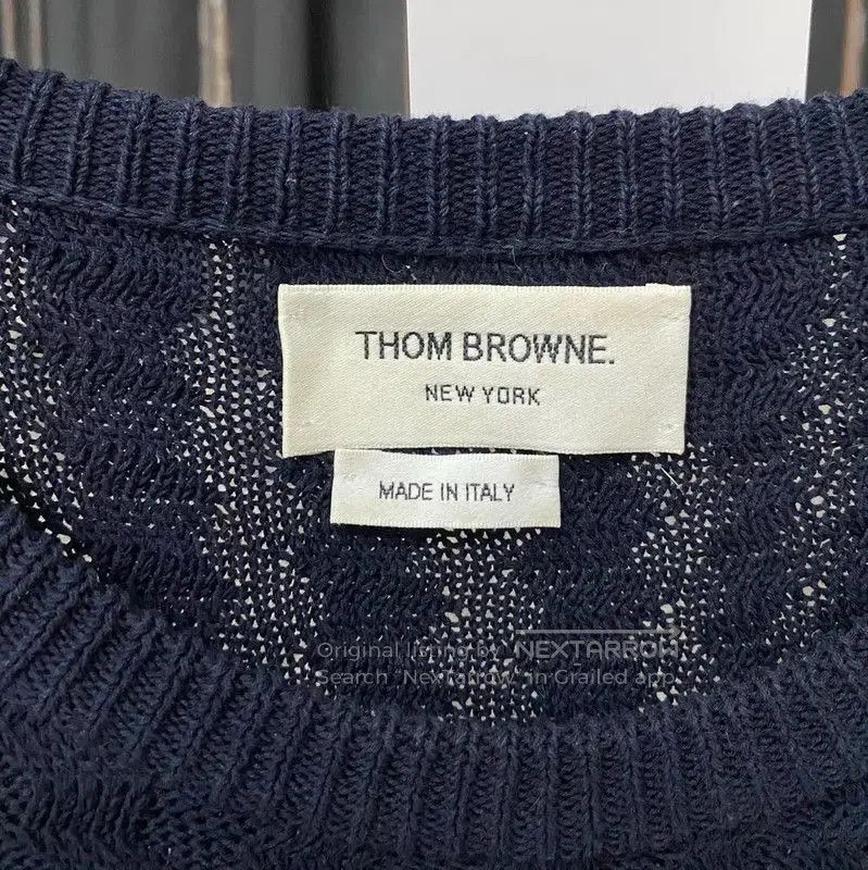 Thom Browne Thom Browne Men's Blue Long Sleeve Sweater . Size US M / EU 48-50 / 2 - 5 Thumbnail