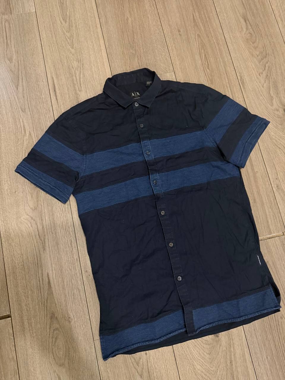 Armani Luxury Armani Jeans shirt mens short sleeve button up M Size US M / EU 48-50 / 2 - 2 Thumbnail