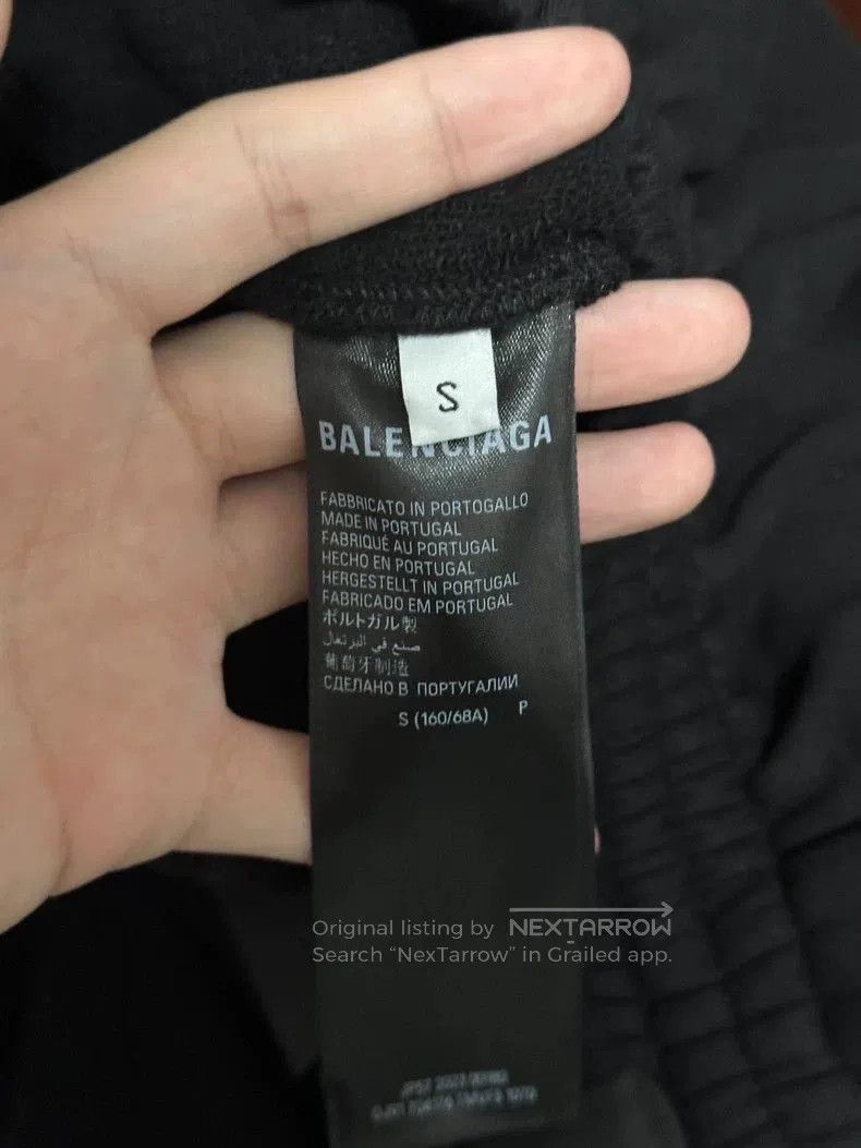 Balenciaga Balenciaga Embroidered Logo Black Shorts. Size US 32 / EU 48 - 4 Thumbnail