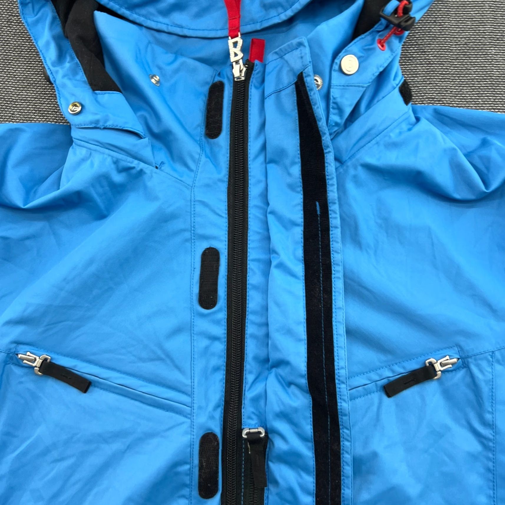 Bogner Bogner Jacket Mens 2XL Ice + Fire Hooded Taped Seams 10k Blue Snowboard Windbreaker Ski Shirt Size US XXL / EU 58 / 5 - 7 Thumbnail