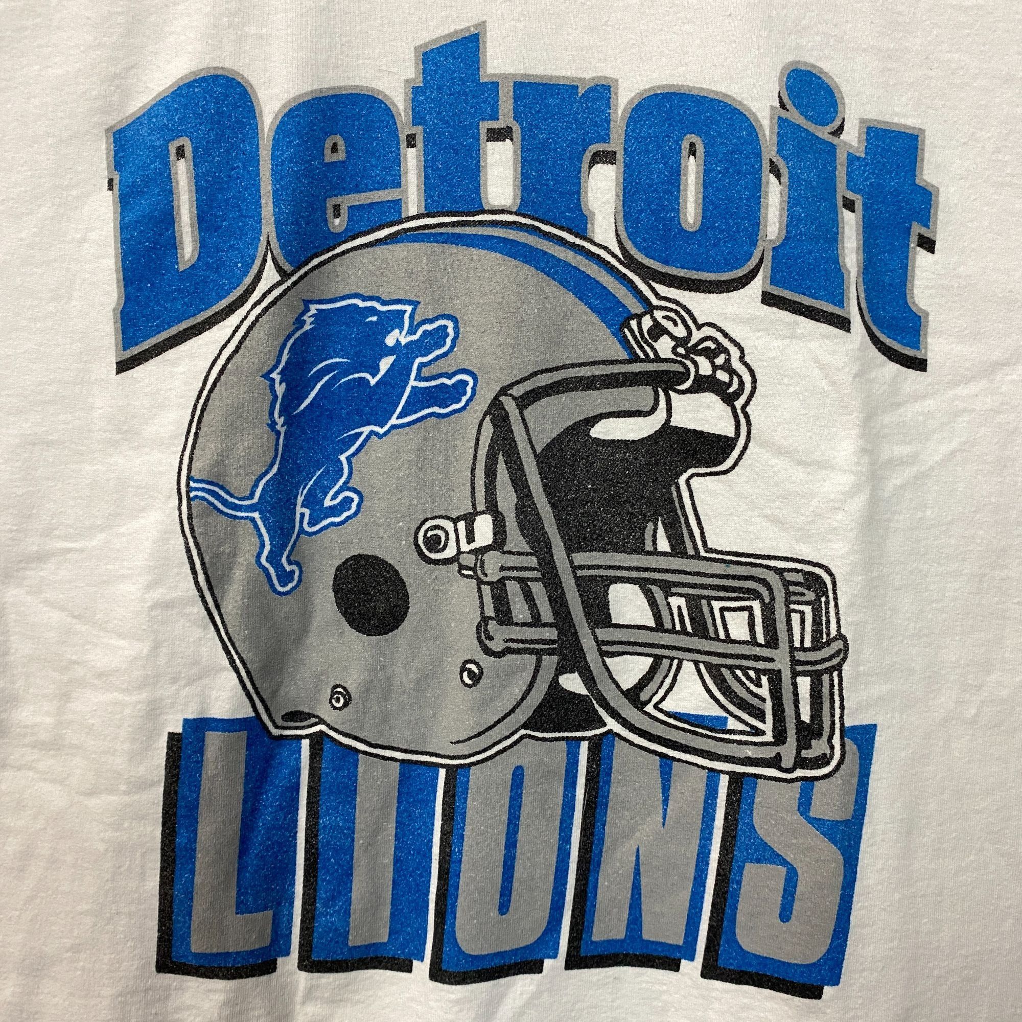 Junk Food Junk Food Clothing NFL Detroit Lions Throwback Helmet Logo T Size US XL / EU 56 / 4 - 2 Thumbnail
