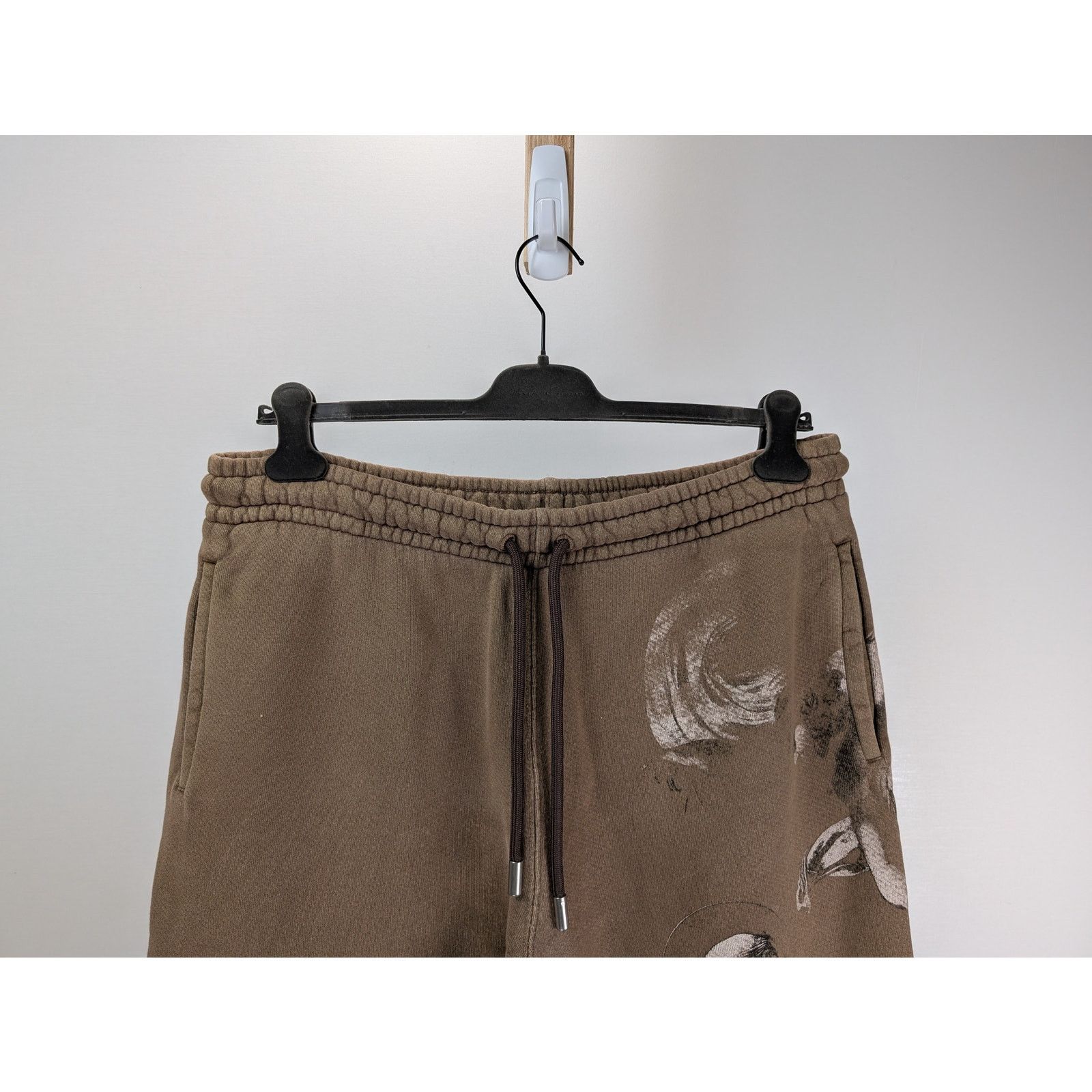 Off-White o1rshd1 BW S.Matthew Sweatpants Rain Drum Grey Size US 36 / EU 52 - 2 Thumbnail