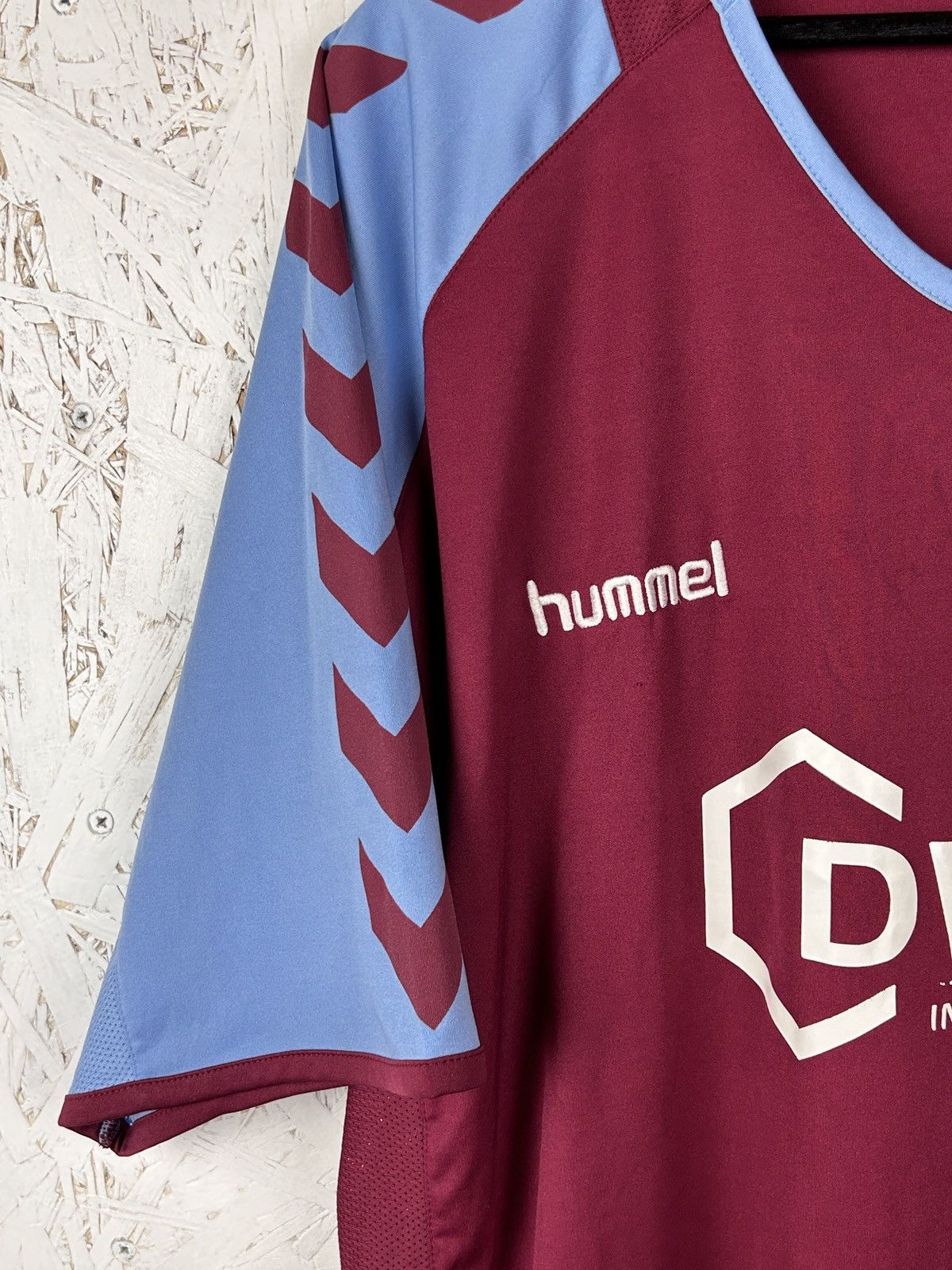 Hummel 00s Vintage Hummel Aston Villa FC 2004/05 Home Kit Jersey Size US XXL / EU 58 / 5 - 3 Thumbnail