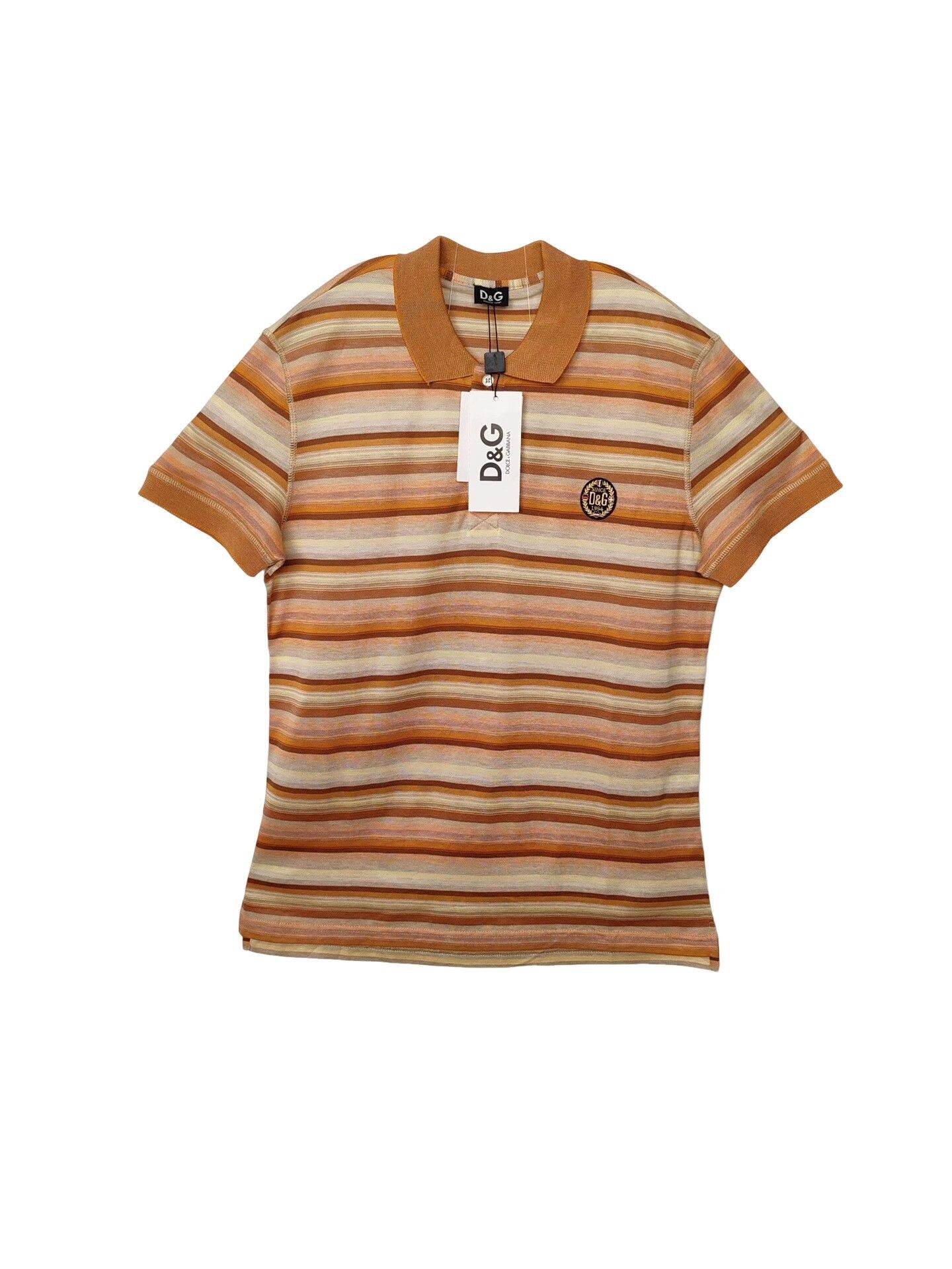 Dolce & Gabbana D&G Striped Polo Shirt Size XL Size US XL / EU 56 / 4 - 1 Thumbnail