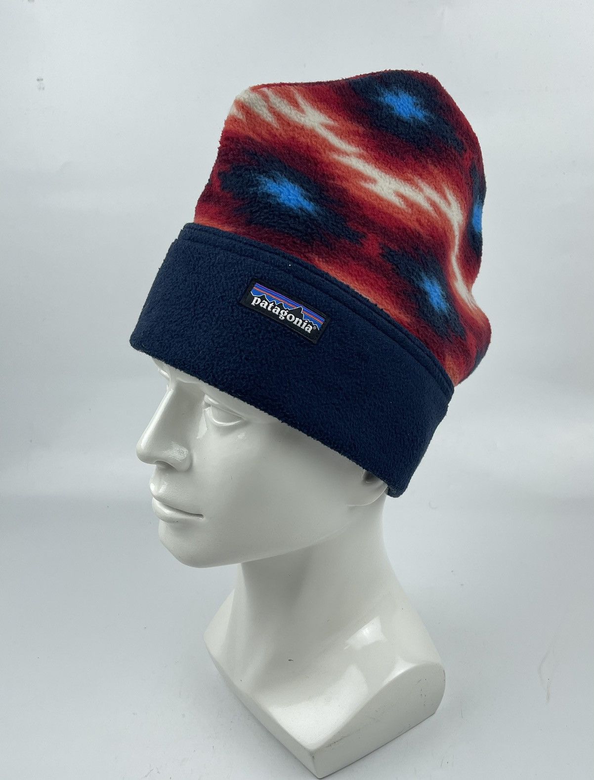 Patagonia Synchilla Alpine Beanie Red Purple Hat Patagonia Aztec Western Synchilla Fleece | Mercari main image 4