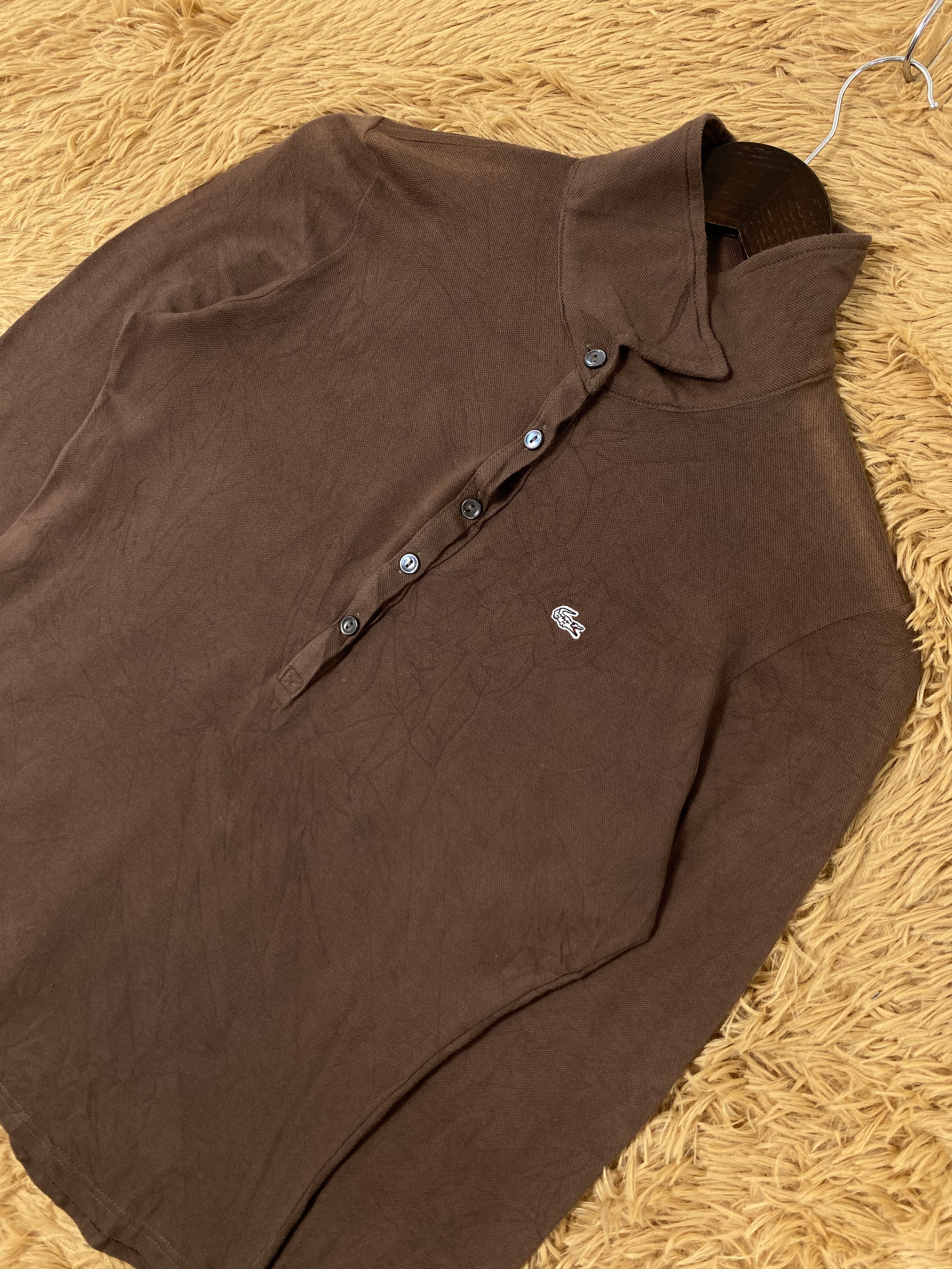 Lacoste Vintage Lacoste Half Button Shirts PT0039 Size US S / EU 44-46 / 1 - 2 Thumbnail