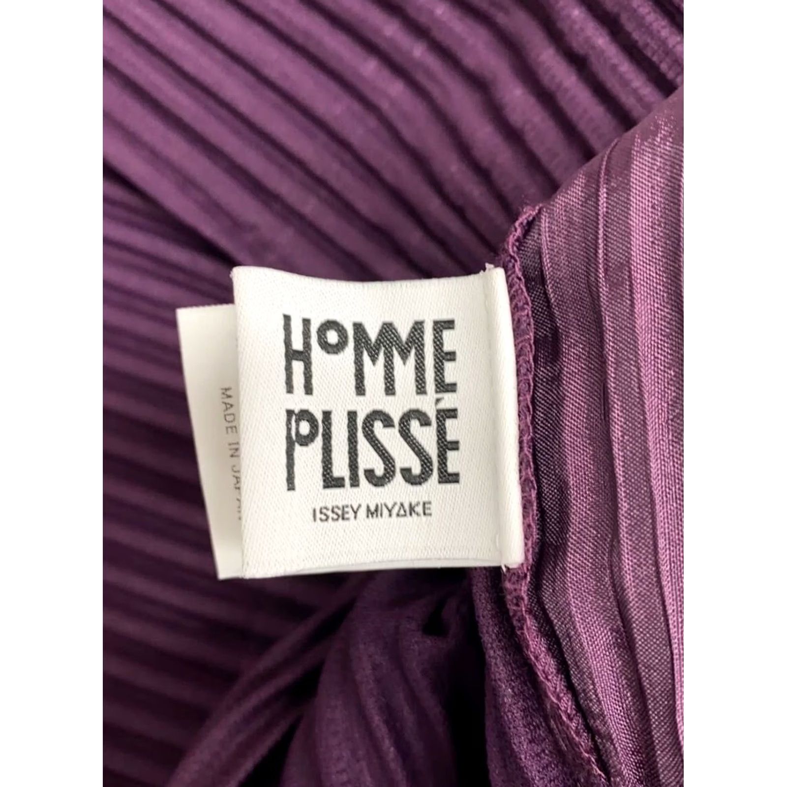 Issey Miyake Homme Plisse Issey Miyake Purple Pleated Cardigan Jacket Mens Size 2 Pre-Owned Size US M / EU 48-50 / 2 - 3 Thumbnail