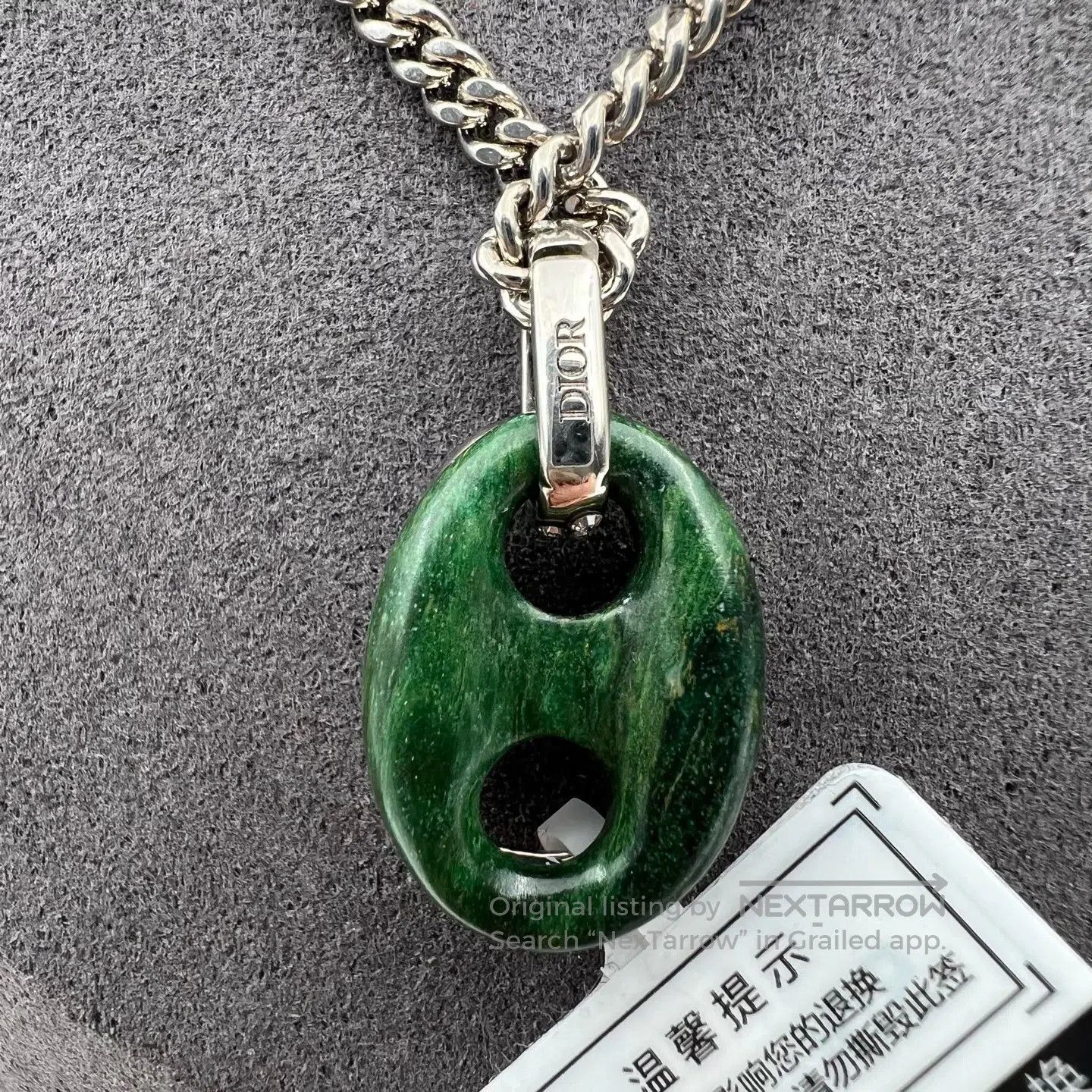 Dior Dior Agate letter necklace Size ONE SIZE - 3 Thumbnail