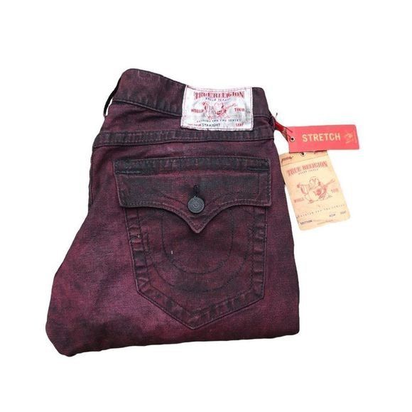 True Religion Brand New True Religion Jeans Size 32 STRAIGHT BIG T Red Size US 32 / EU 48 - 6 Thumbnail