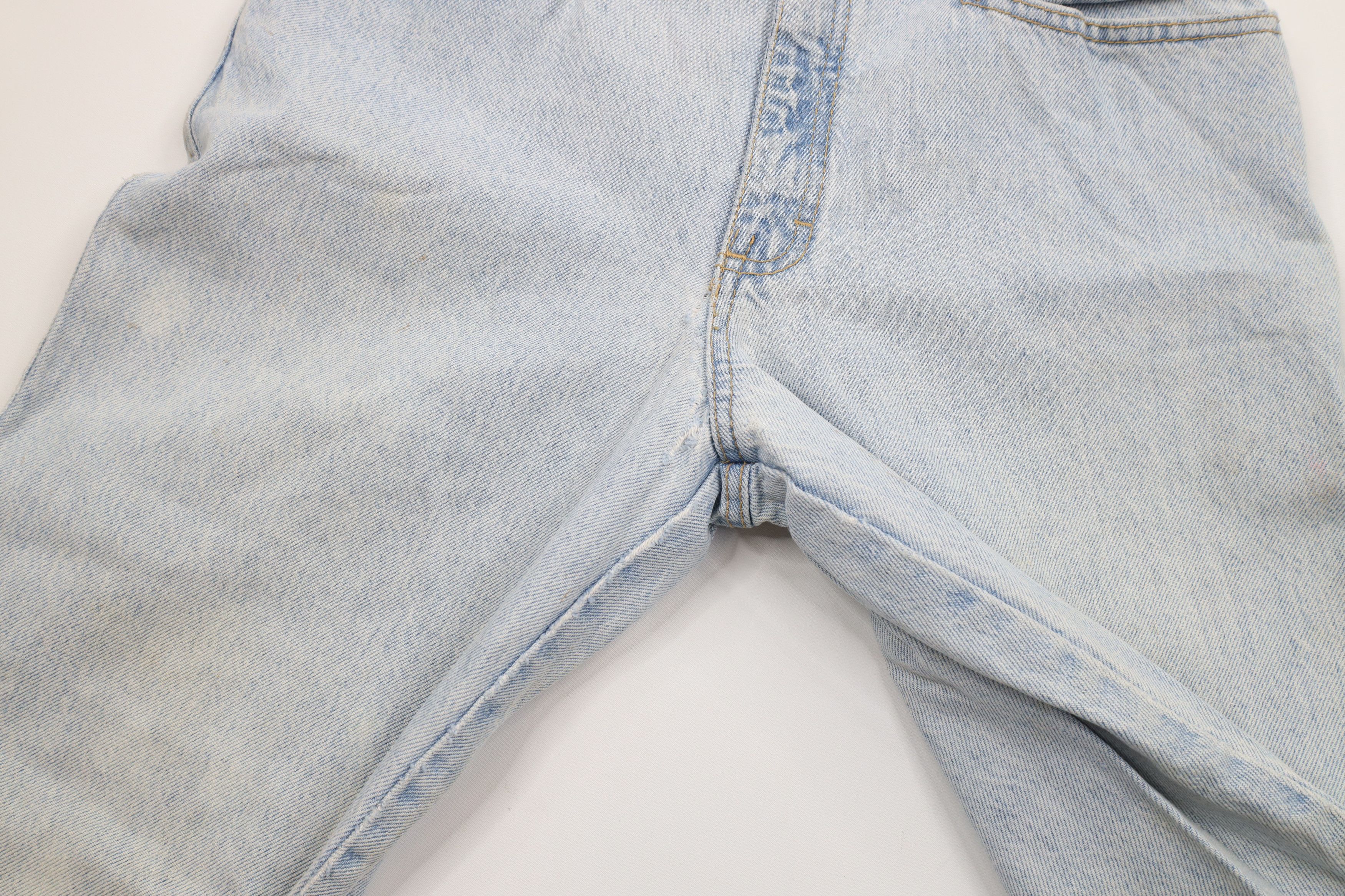 Vintage Vintage 90s Streetwear Tapered Leg Denim Jeans Pants Blue Size 32" / US 10 / IT 46 - 6 Thumbnail