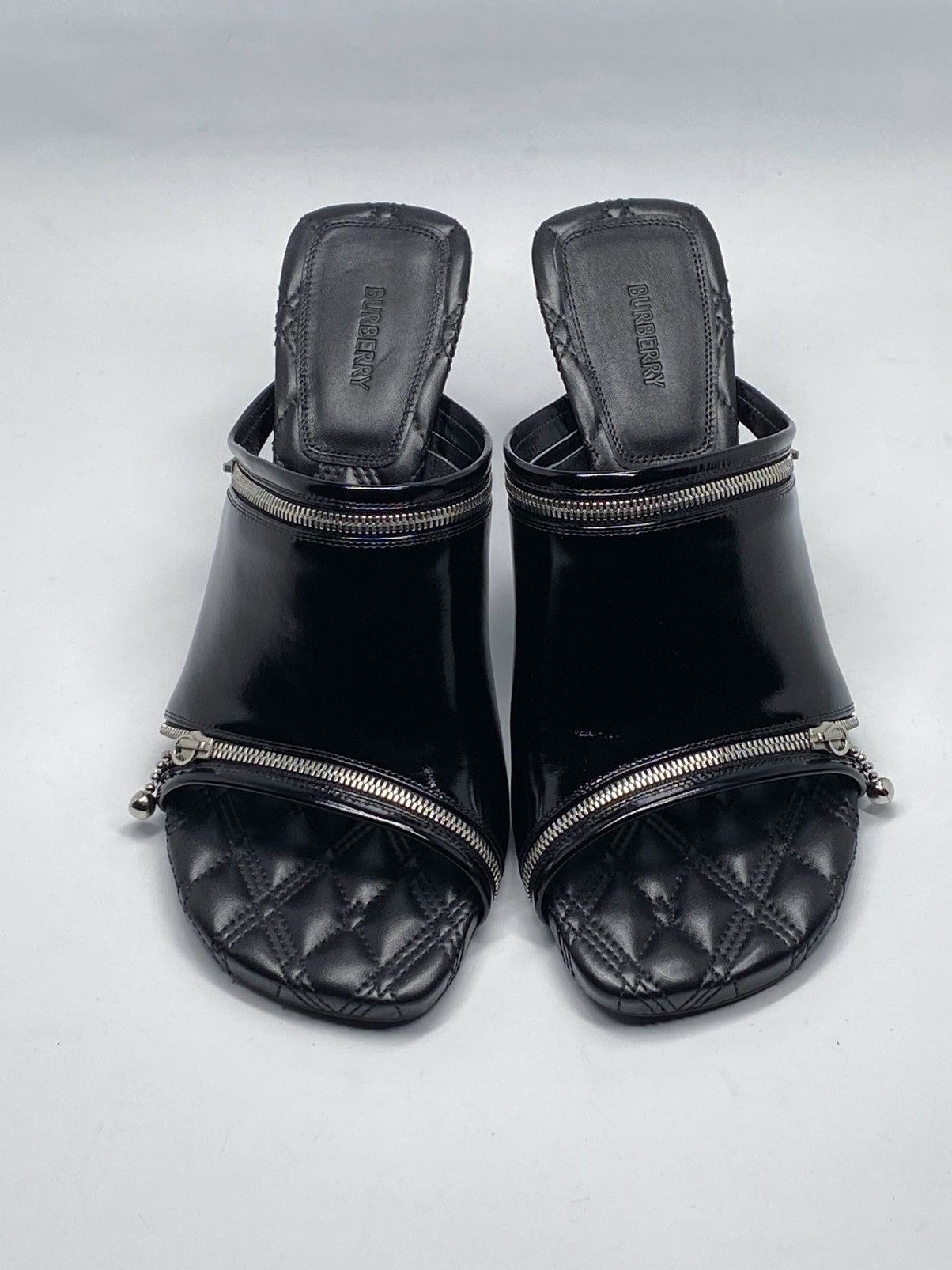 Burberry Burberry Peep High Heel Slide Sandals size 39 Size US 9 / IT 39 - 2 Thumbnail