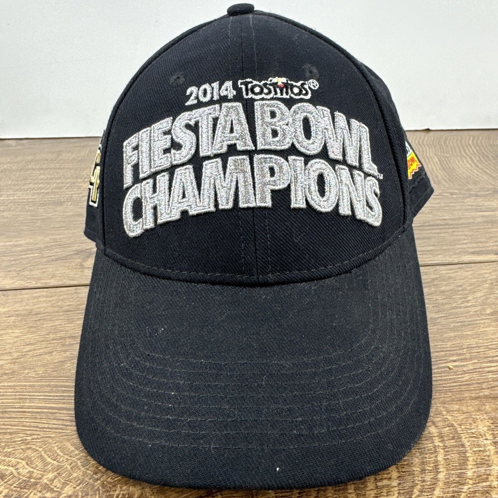Nike UCF Knights Hat Fiesta Bowl Champions Black Hat Adjustable A Size ONE SIZE - 4 Thumbnail