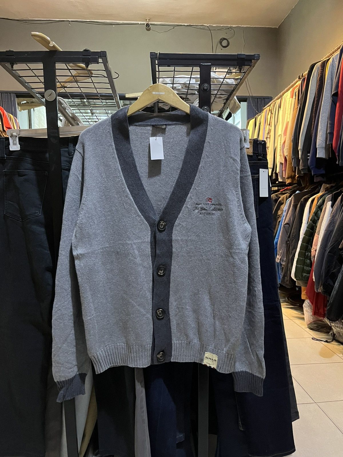 Napapijri Vintage cardigan napapijri Size US L / EU 52-54 / 3 - 9 Thumbnail