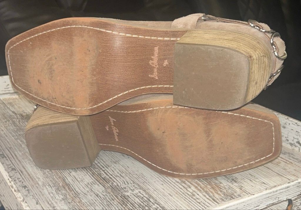 Sam Edelman Women's Sam Edelman Beige Suede Ankle Boots & Booties Size 9 Size US 7 / IT 37 - 3 Thumbnail