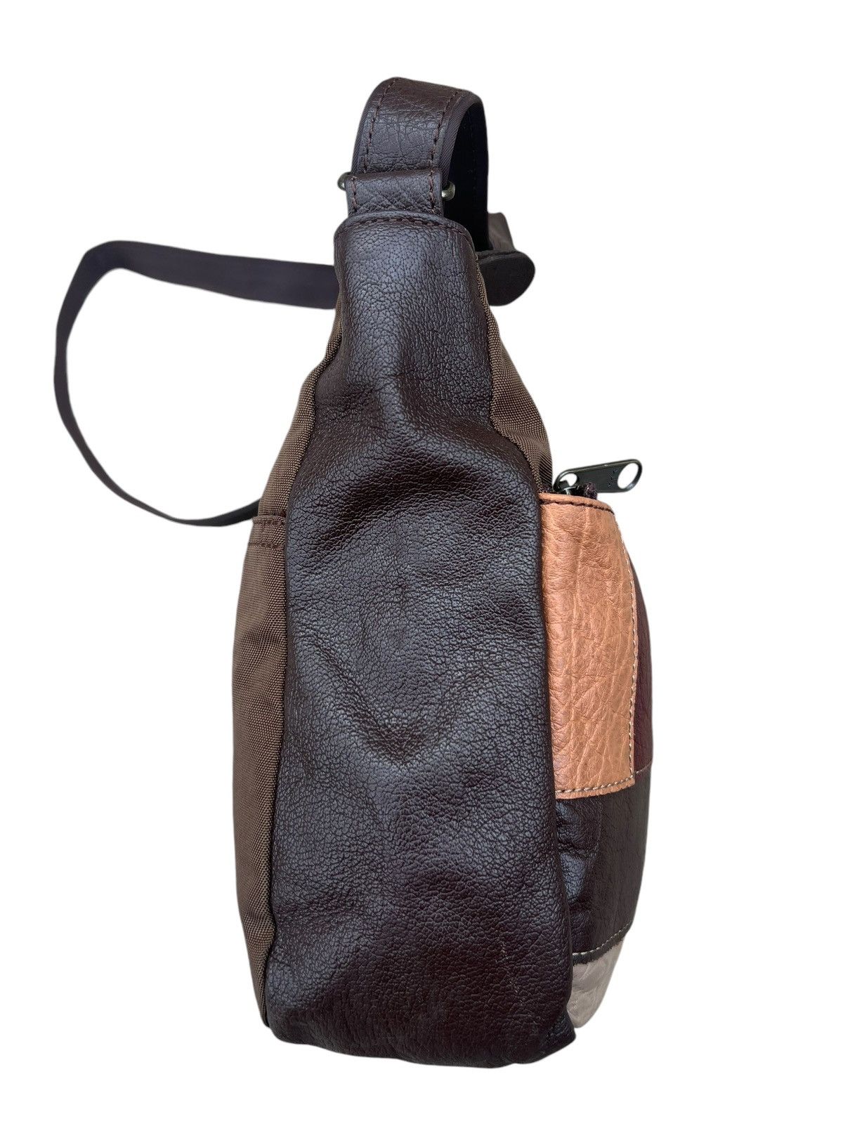 Japanese Brand Vintage Ibiza Japan Patina Patchwork Leather Bag Size ONE SIZE - 15 Thumbnail