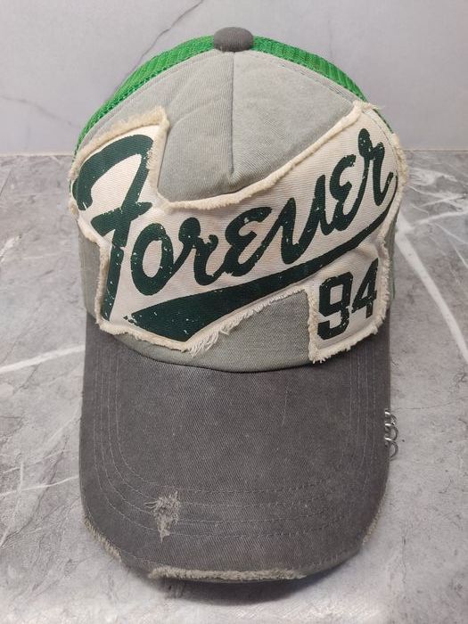 Vintage Vintage Forever 94 Distressed Style Trucker Hat Cap Size ONE SIZE - 2 Thumbnail