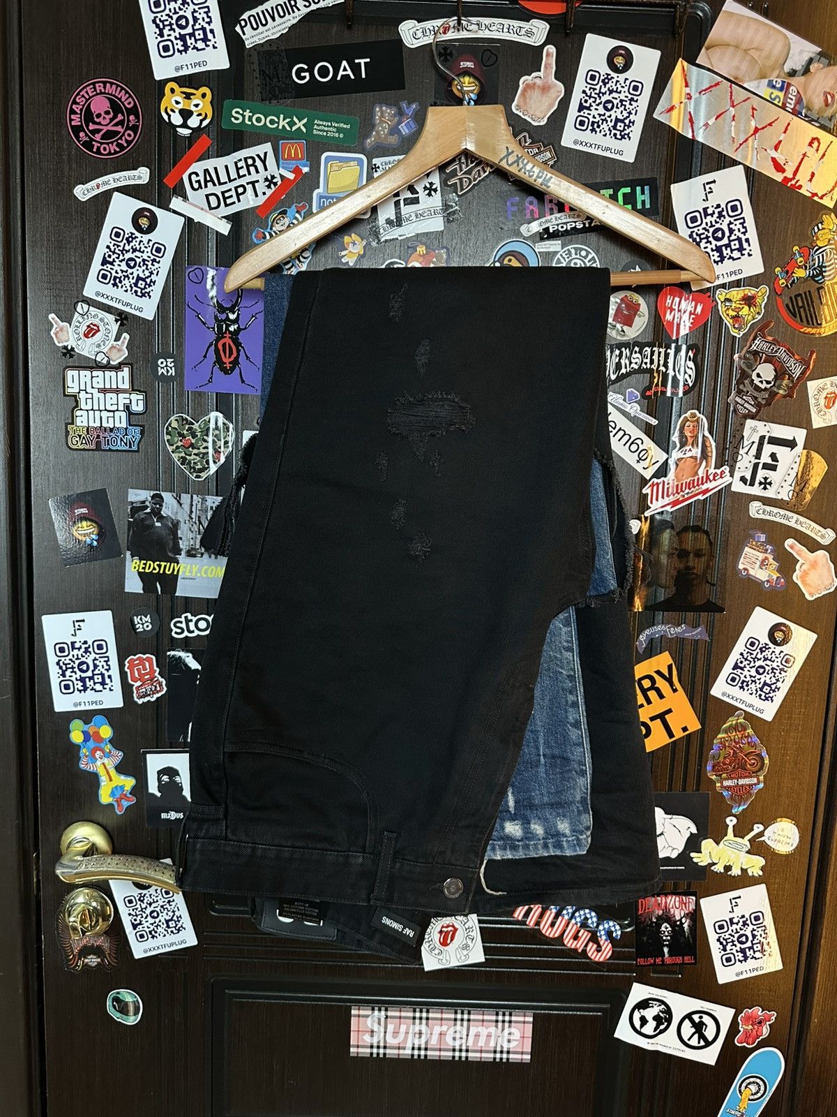 Raf Simons Double Layered Zombie Jeans