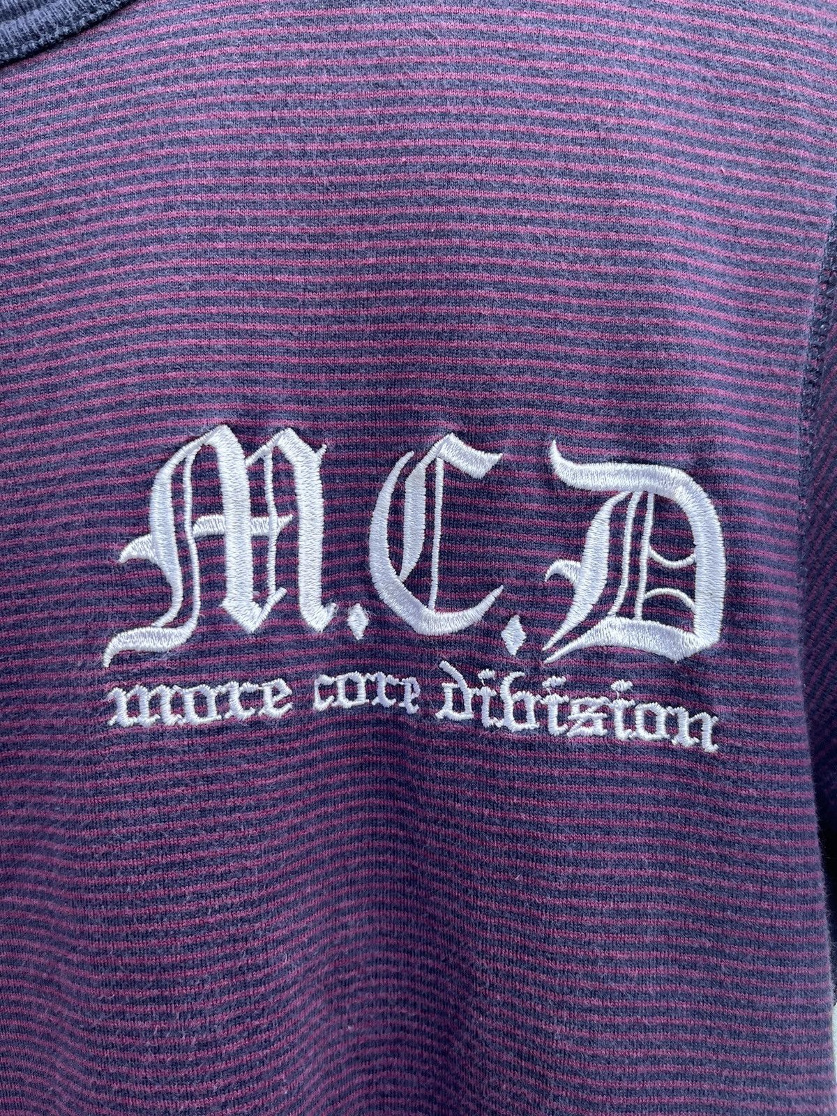 Japanese Brand M.C.D More Core Division Full Logo by Michael Tomson Vtg Size US XL / EU 56 / 4 - 3 Thumbnail