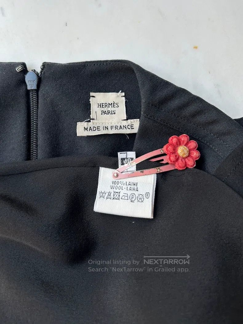 Hermes Hermes Asymmetrical Deformed Dress, Wool Fabric Size XS / US 0-2 / IT 36-38 - 8 Thumbnail