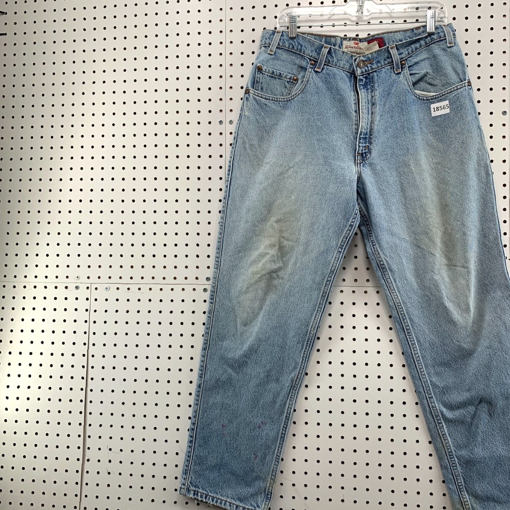 Levi's VINTAGE Levi's 545 Blue Denim Jeans Relaxed Fit Mens 33x29 Tapered Brown Tab Size US 33 - 3 Thumbnail