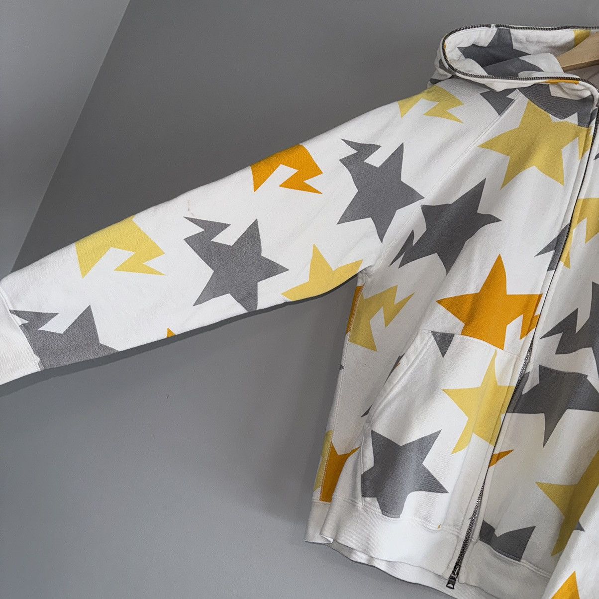 Bape × Nigo RARE Matsuyama Sta Pattern Full Zip Hoodie Size US M / EU 48-50 / 2 - 7 Thumbnail