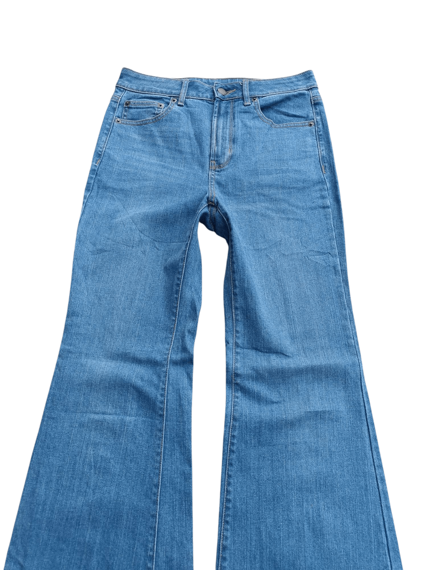 JNCO × Japanese Brand Y2K GU Japanese Brand Super Wide Leg Flared Denim E235 Size US 27 - 5 Thumbnail
