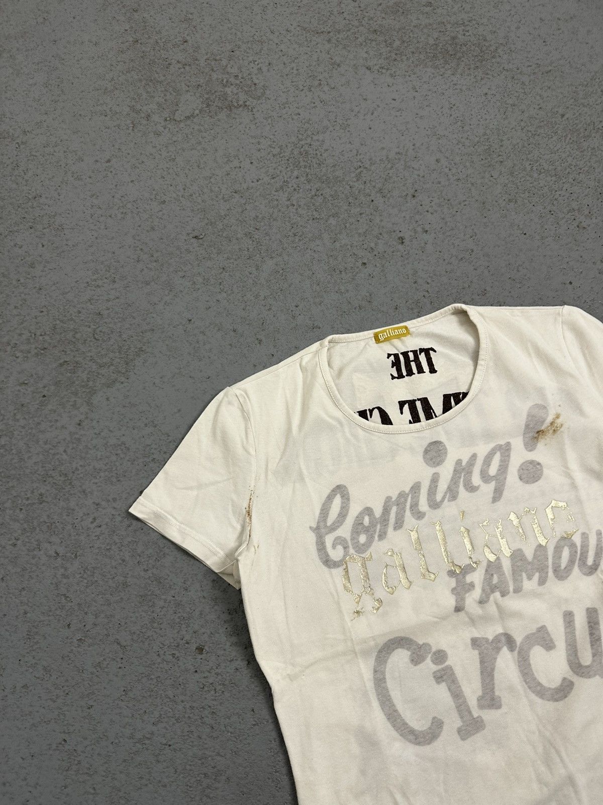 John Galliano Vintage S/S 1997 John Galliano Circus Reversible T-Shirt Size US M / EU 48-50 / 2 - 4 Thumbnail