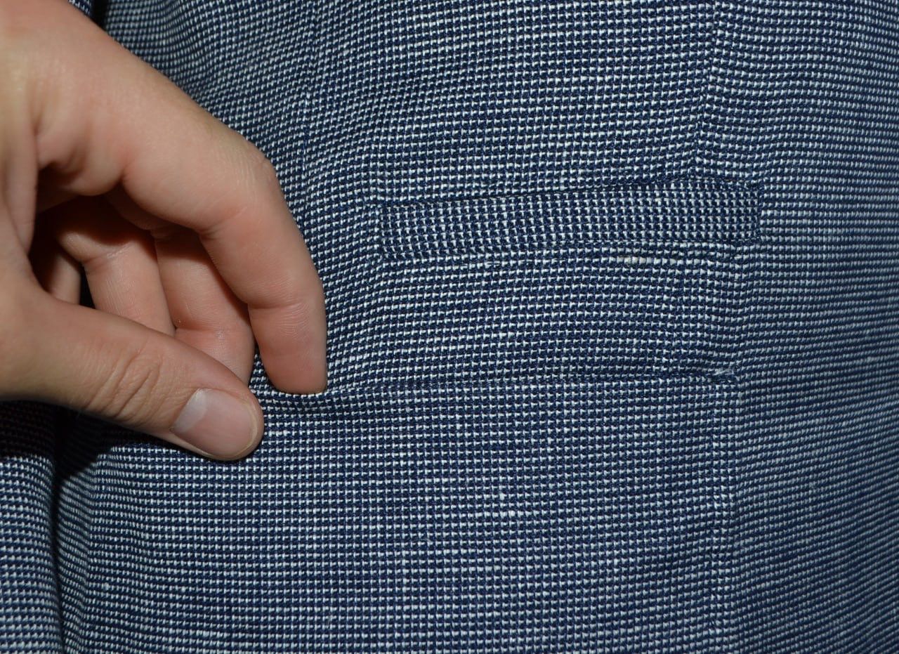 Corneliani Corneliani ID Blazer Two buttons Flax Cotton Men Size 48 R Size 48R - 8 Thumbnail