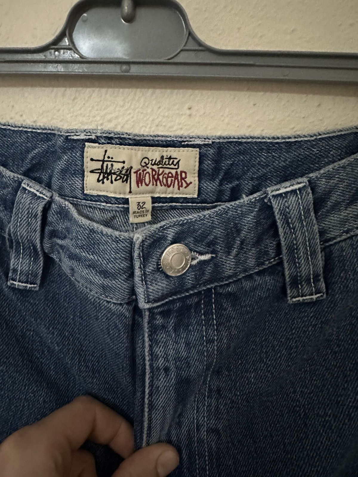 Stussy STUSSY DOUBLE KNEE WORK PANT BLUE Size US 32 / EU 48 - 4 Thumbnail