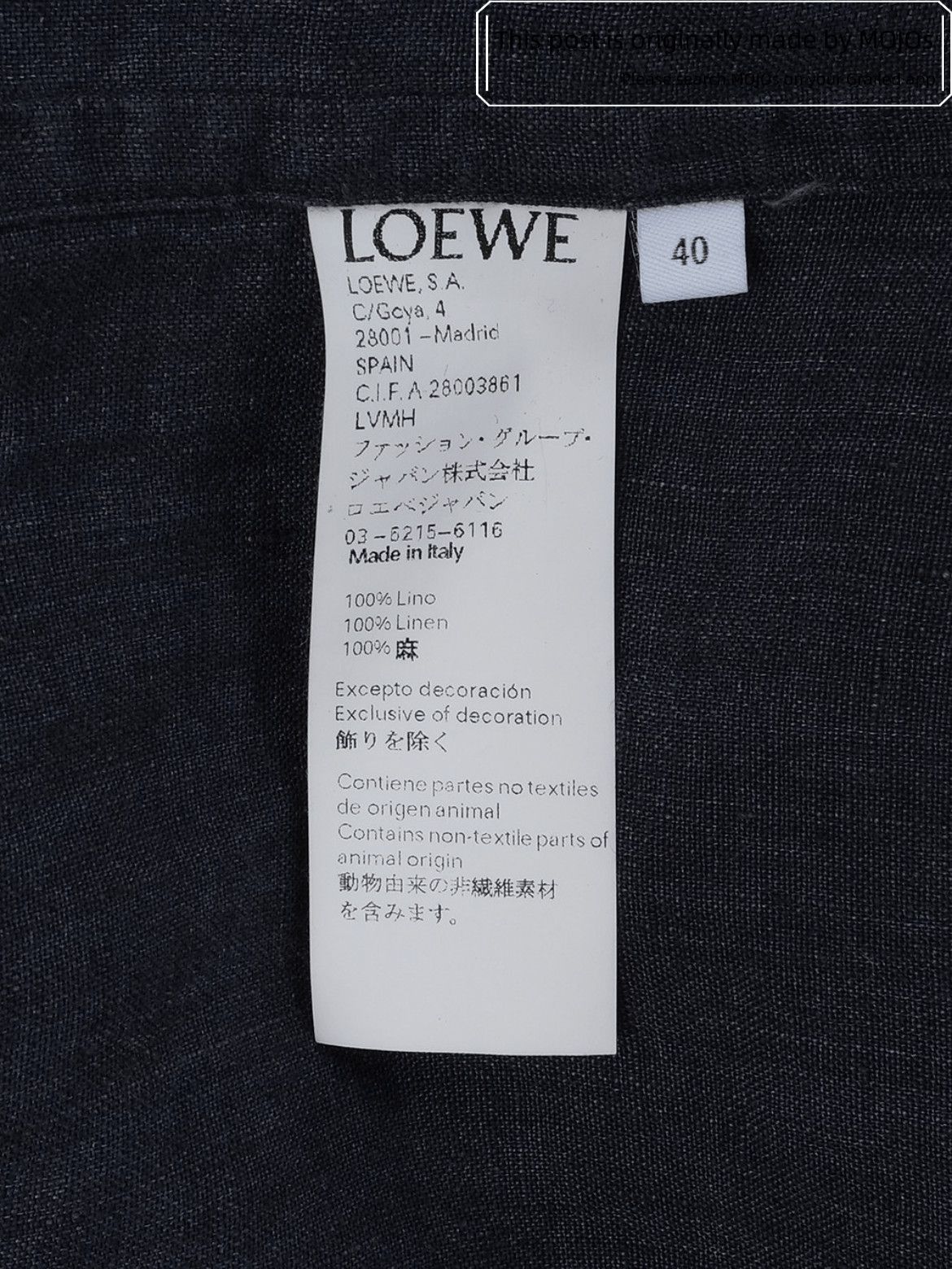 Loewe Loewe Runway Logo Patches Linen Shirt Size US L / EU 52-54 / 3 - 6 Thumbnail