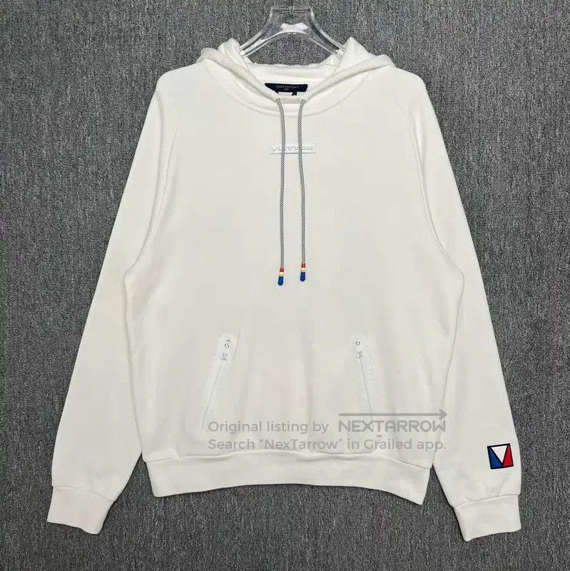 Louis Vuitton Louis Vuitton White Cotton Hoodie for Men . Size US M / EU 48-50 / 2 - 1 Thumbnail