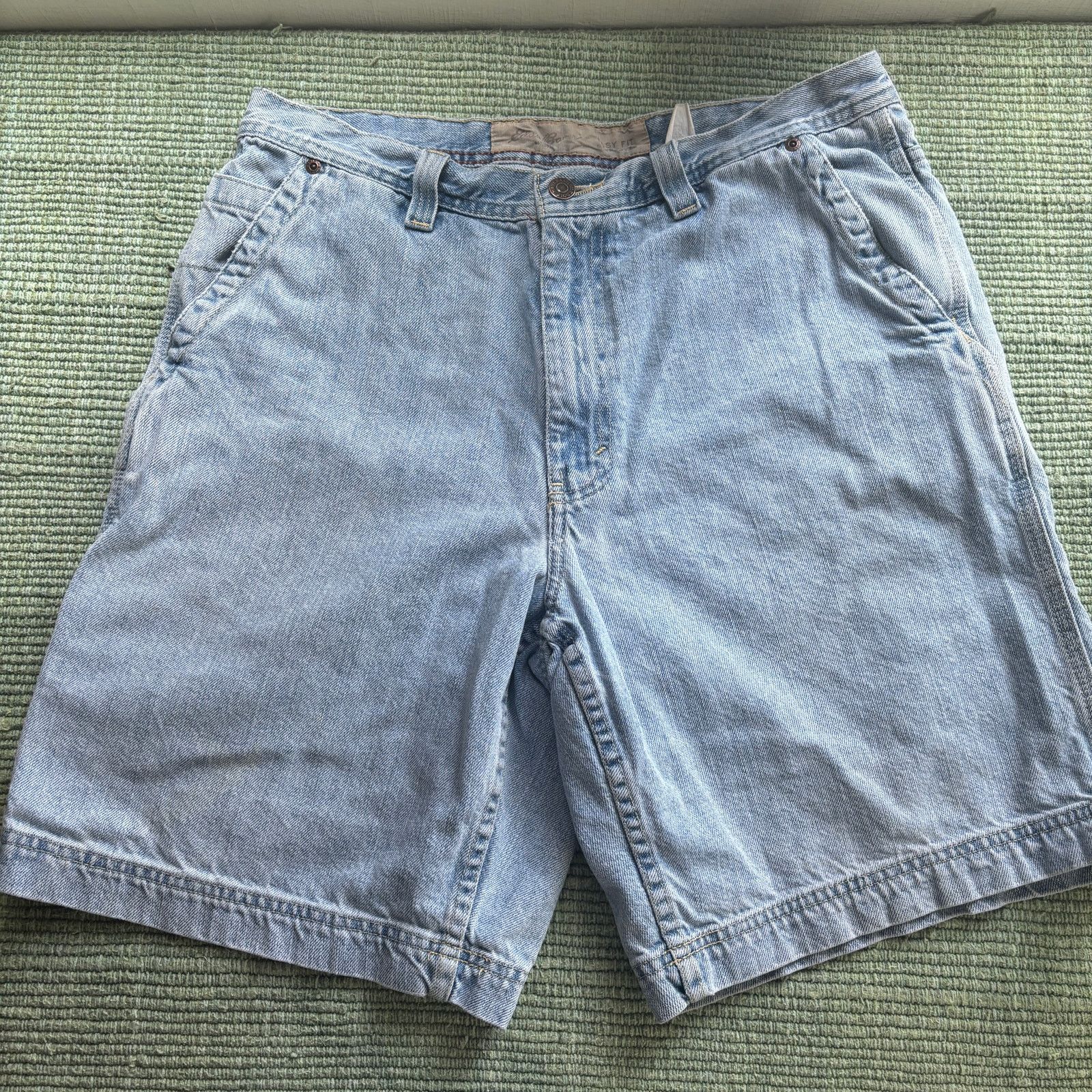 Eddie Bauer Vintage Eddie Bauer Light Blue Denim Shorts Sz 33 Size US 33 - 1 Thumbnail