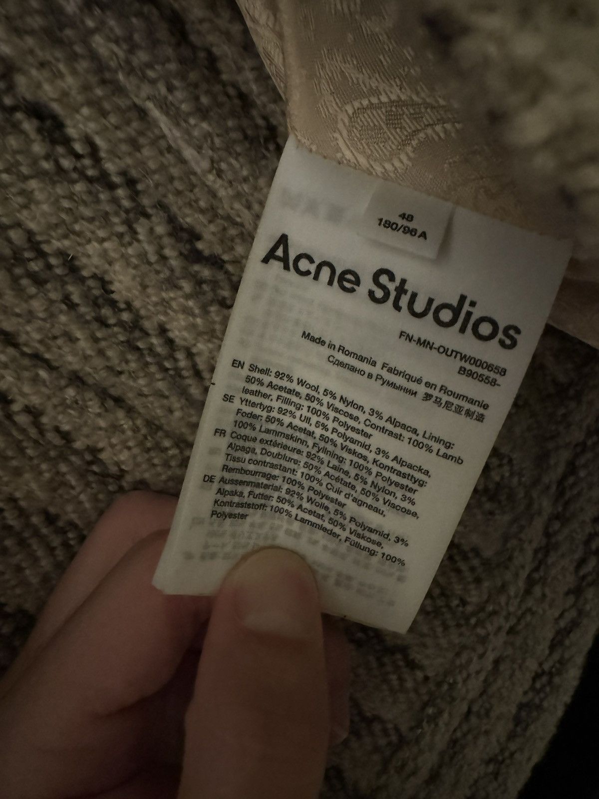 Acne Studios RARE GRAIL acne studios leather collar trucker jacket Size US M / EU 48-50 / 2 - 11 Thumbnail