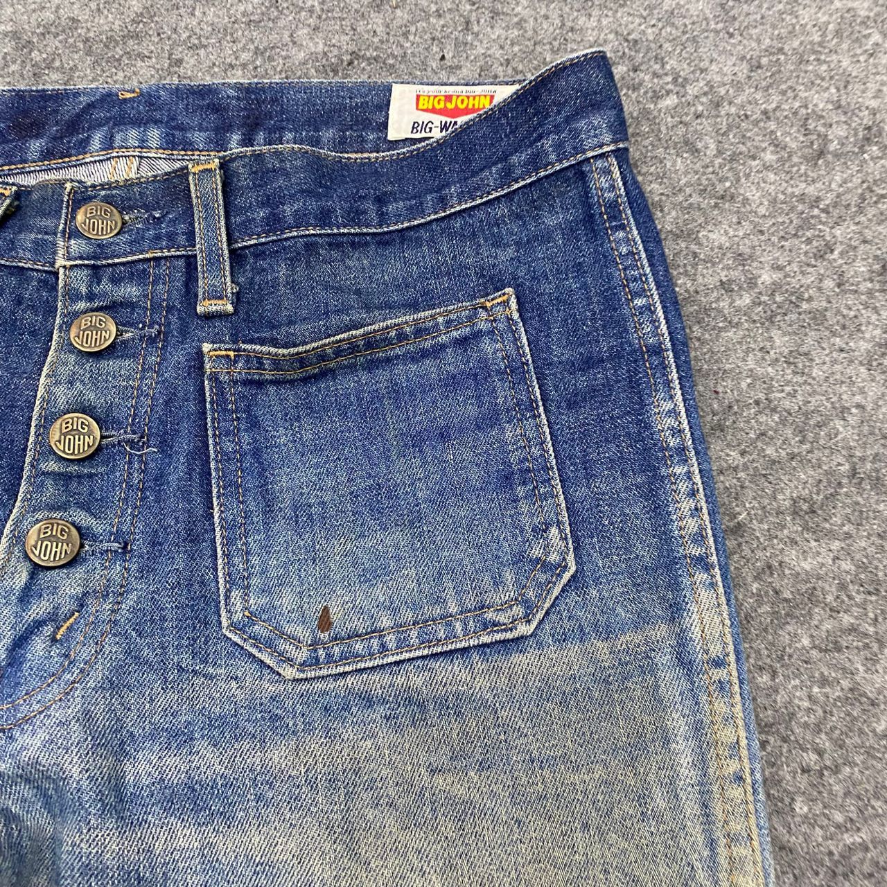 Big John 💥Best Offer💥Vintage Big John Bootcut Distressed Denim Size US 32 / EU 48 - 10 Thumbnail