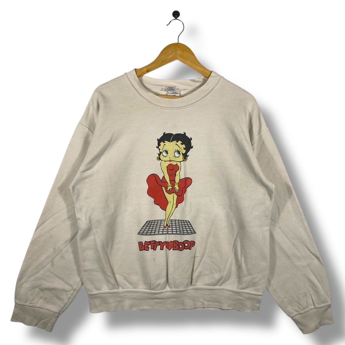 Cartoon Network Vintage BETTY BOOP Marilyn Monroe Style Crewneck Sweatshirt Size M / US 6-8 / IT 42-44 - 1 Thumbnail