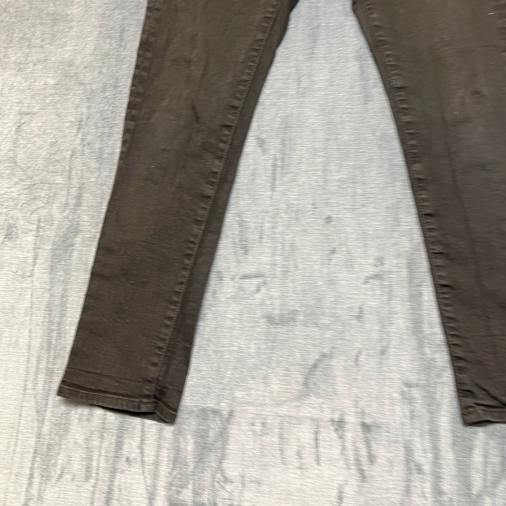 Uniqlo Uniqlo Jeans Mens 29x32 Black Denim Stretch Slim Straight Fit - 5-Pocket Cotton Spandex Raised Rise Mid Size US 29 - 3 Thumbnail
