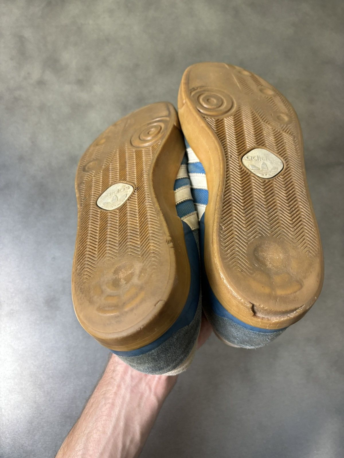 Adidas × Vintage Adidas Skateboarding Busenitz Vulc Bluebird Gum Sole Suede Size US 10.5 / EU 43-44 - 9 Thumbnail