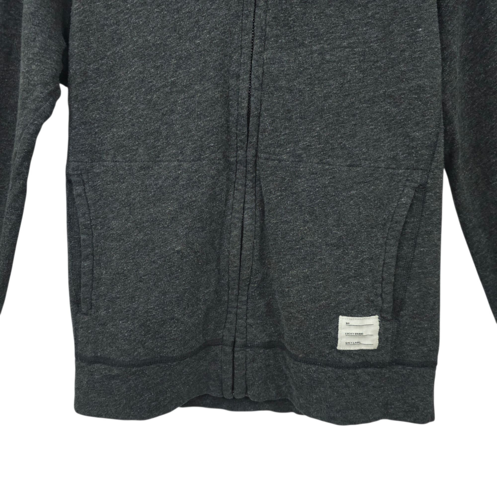 Lucky Brand Lucky Brand Grey Label Zip Hoodie Men S Minimal Basic Street Size US S / EU 44-46 / 1 - 11 Thumbnail