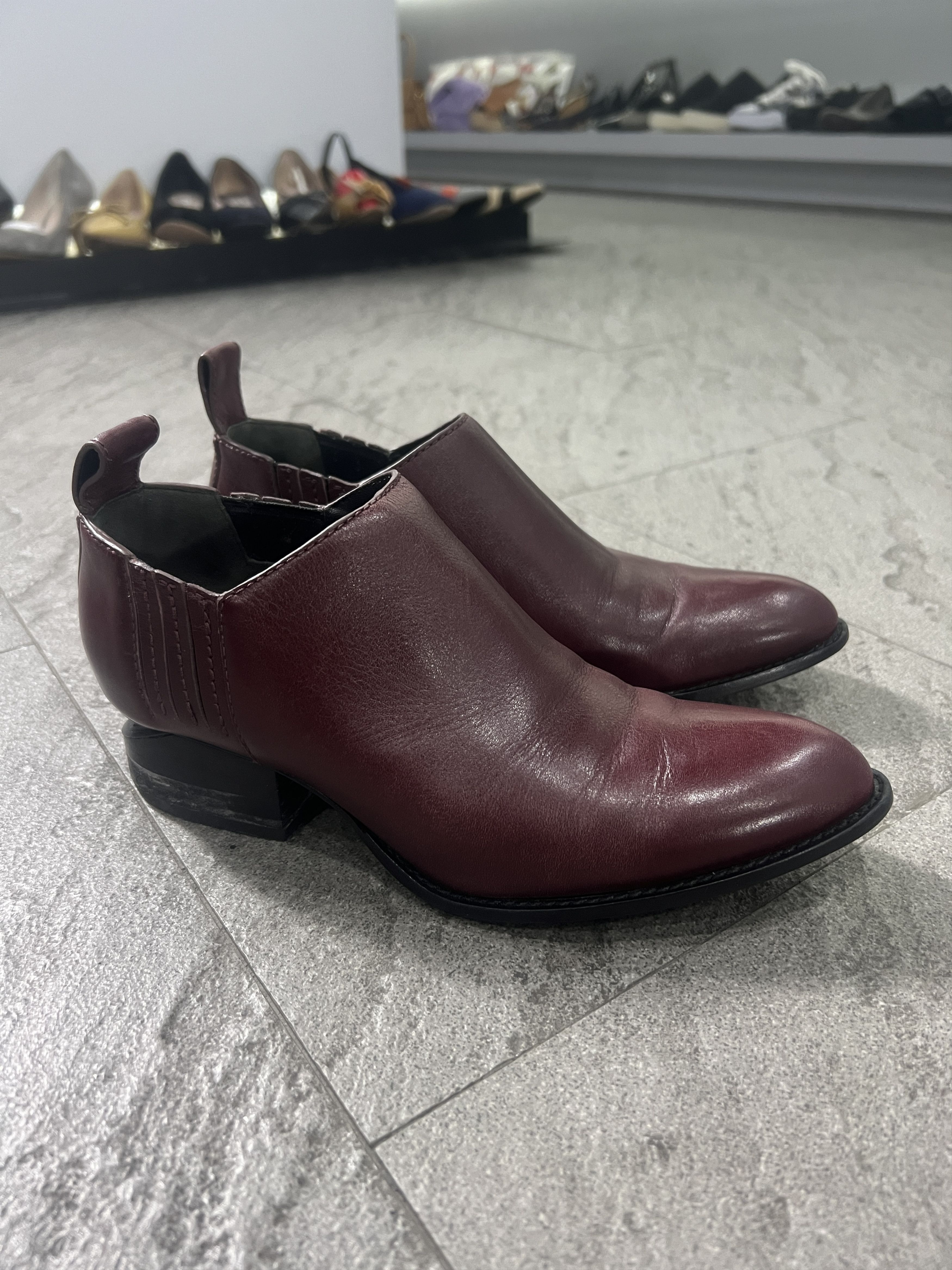 Alexander Wang Alexander Wang Kori Oxblood Leather Boots 36.5 Size US 6.5 / IT 36.5 - 4 Thumbnail