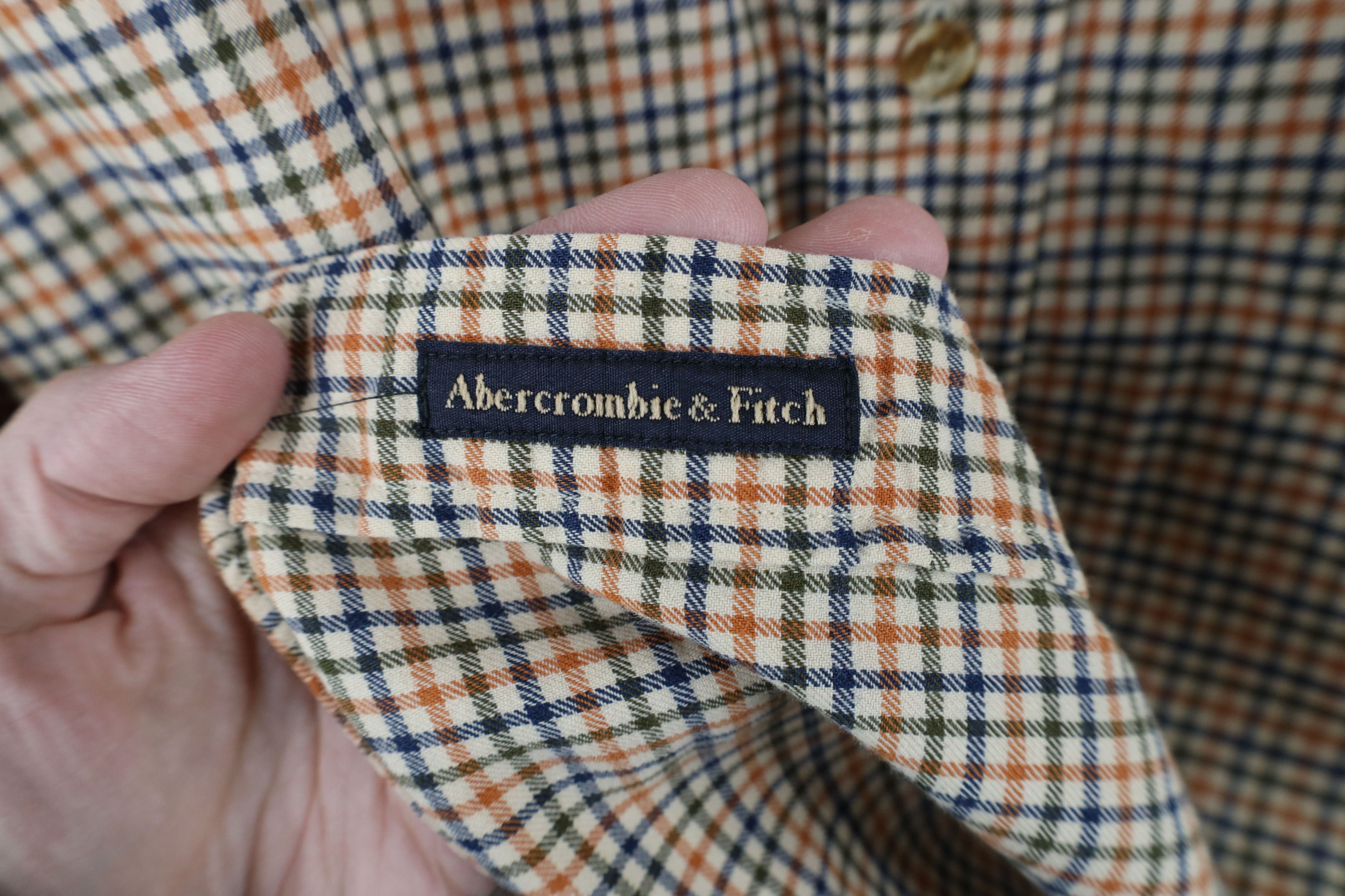 Abercrombie & Fitch × Vintage Vintage 90s Abercrombie & Fitch Collared Button Down Shirt Size US L / EU 52-54 / 3 - 4 Thumbnail