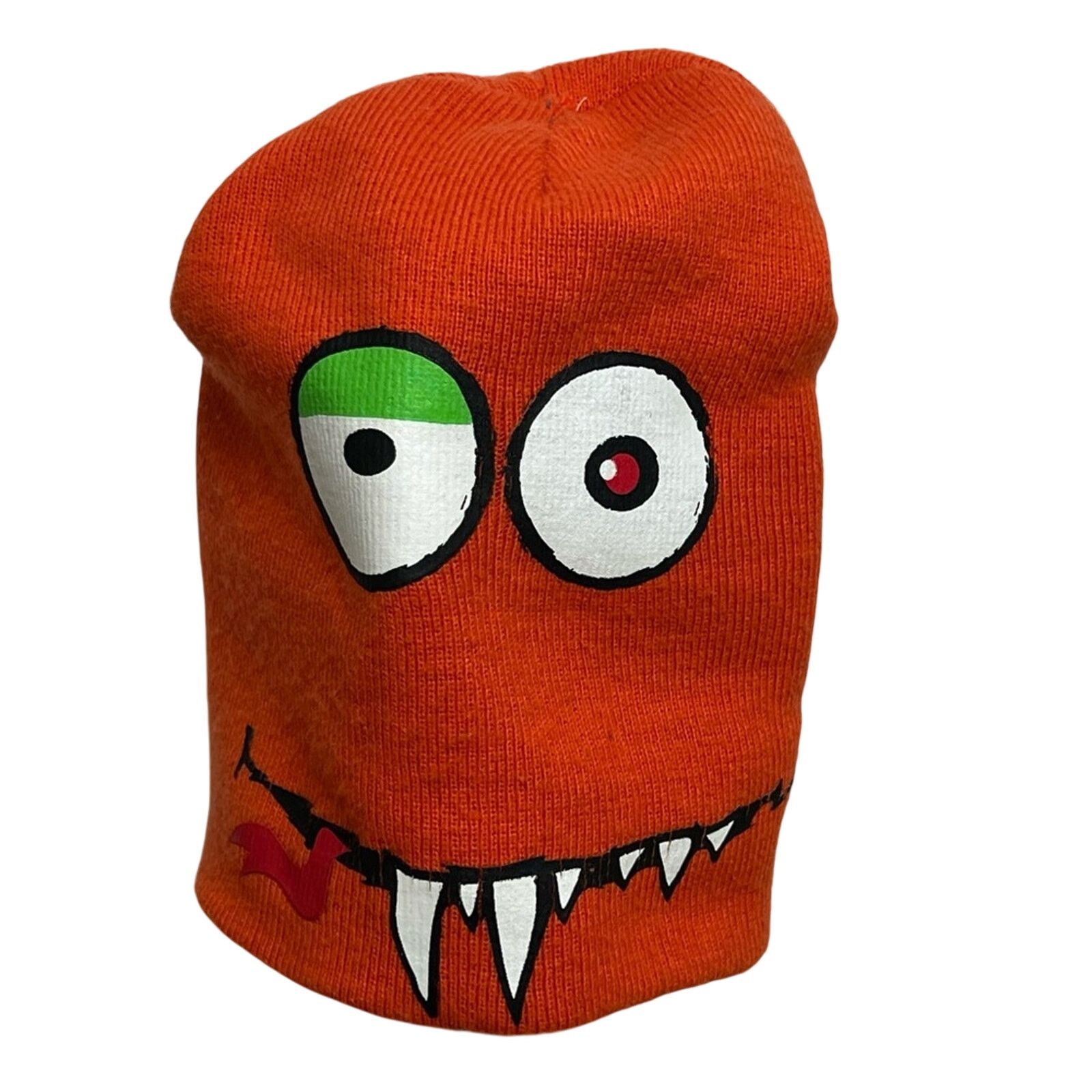 Vintage Knit Beanie - Reversible - Monster Faces Size ONE SIZE - 1 Thumbnail