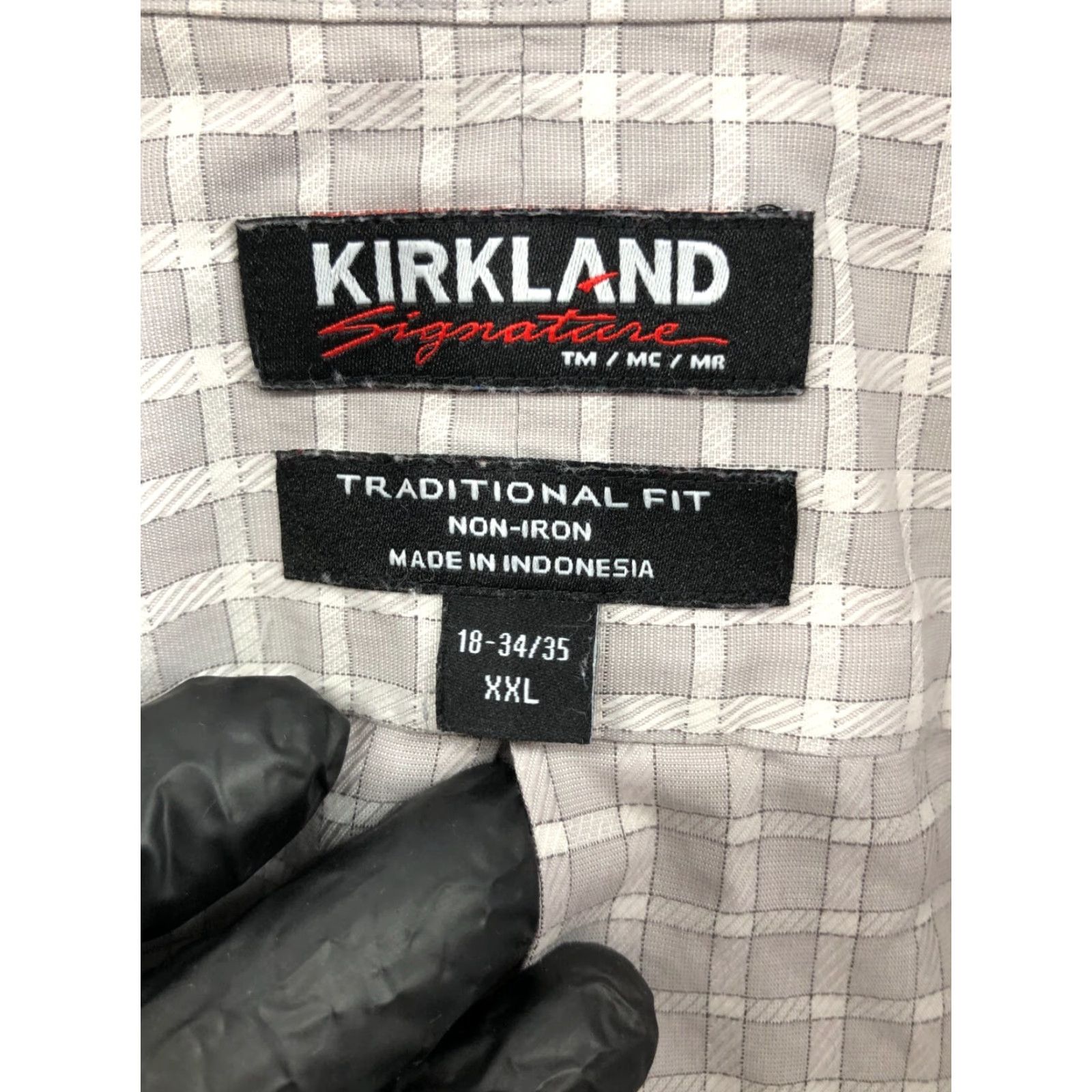 Vintage Kirkland Signature Non Iron Shirt Size XXL Mens Long Sleeve Grid Check Size US XXL / EU 58 / 5 - 6 Thumbnail