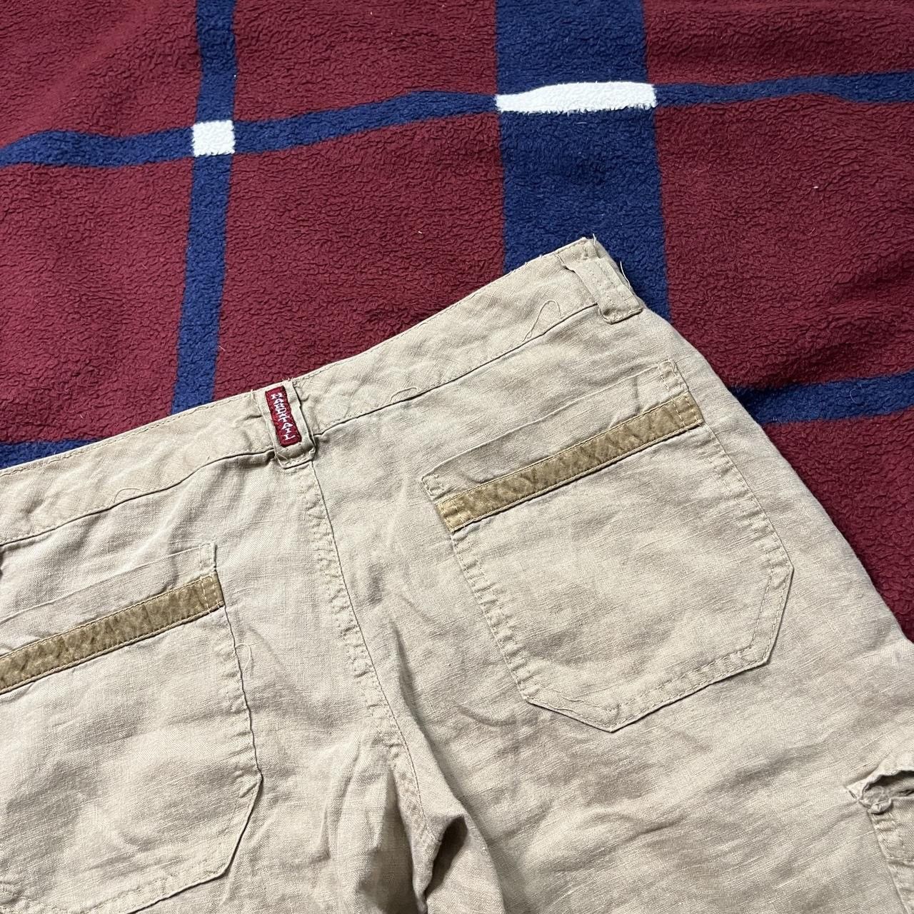 Hard Tail Y2k Hard tail beige cargo shorts khaki baggy grunge utility Size 30" / US 8 / IT 44 - 6 Thumbnail