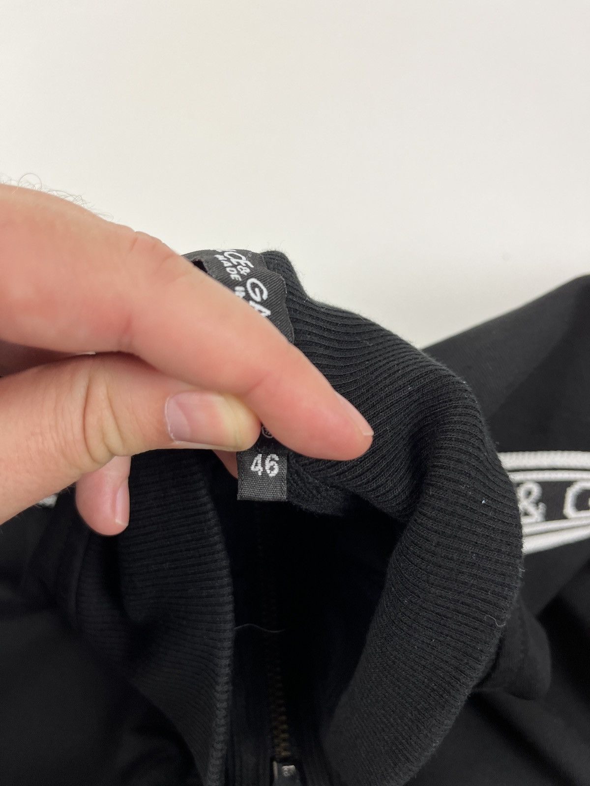 Dolce & Gabbana Zip-Up Cotton Sweatshirt With Multi Logo Bands Size US S / EU 44-46 / 1 - 7 Thumbnail