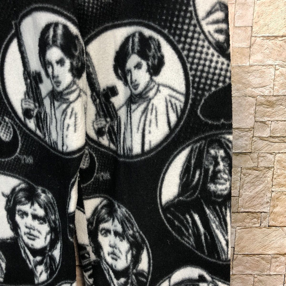 Japanese Brand × Vintage Star Wars Black White Joggers Pants #a331 Size 24" / US 00 / IT 34 - 8 Thumbnail