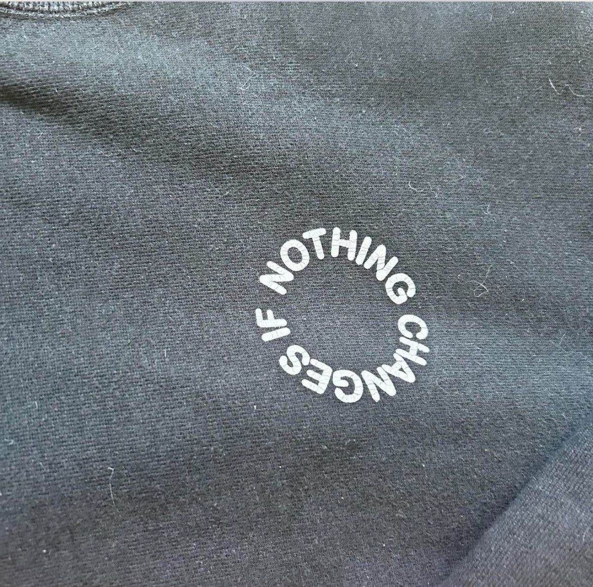 Other Nothing Changes if Nothing Changes Black Haerfest Crewneck Size US M / EU 48-50 / 2 - 3 Thumbnail